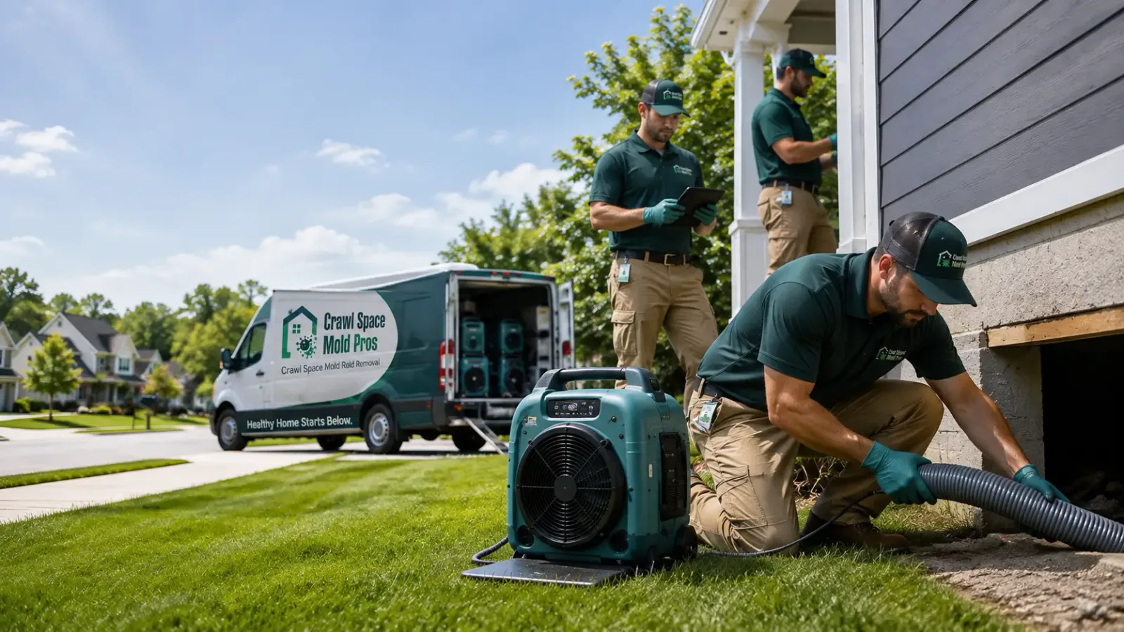 Crawl Space Mold Removal in Paramus, NJ